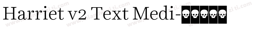 Harriet v2 Text Medi字体转换